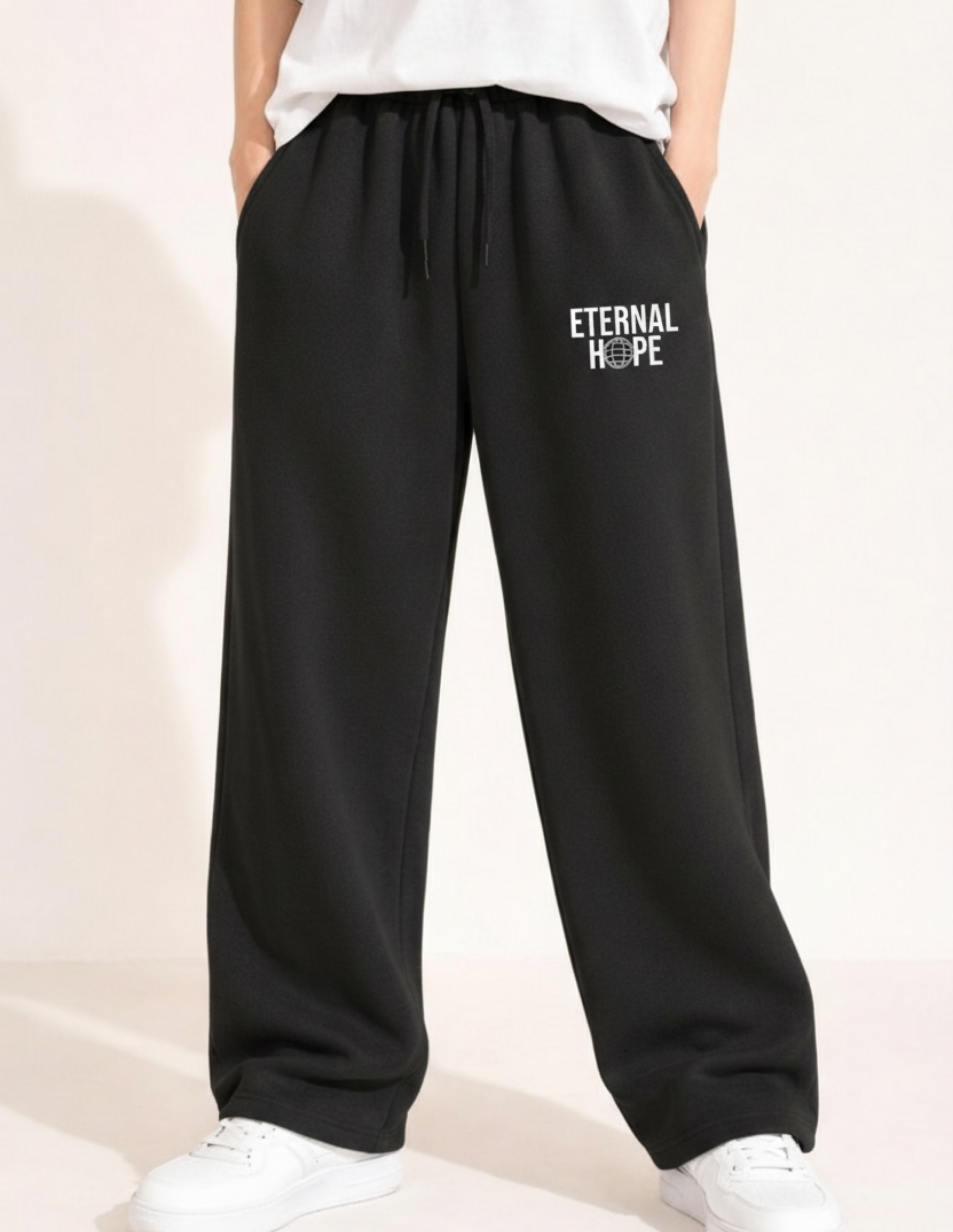 Eternal Hope Wide-Leg Joggers