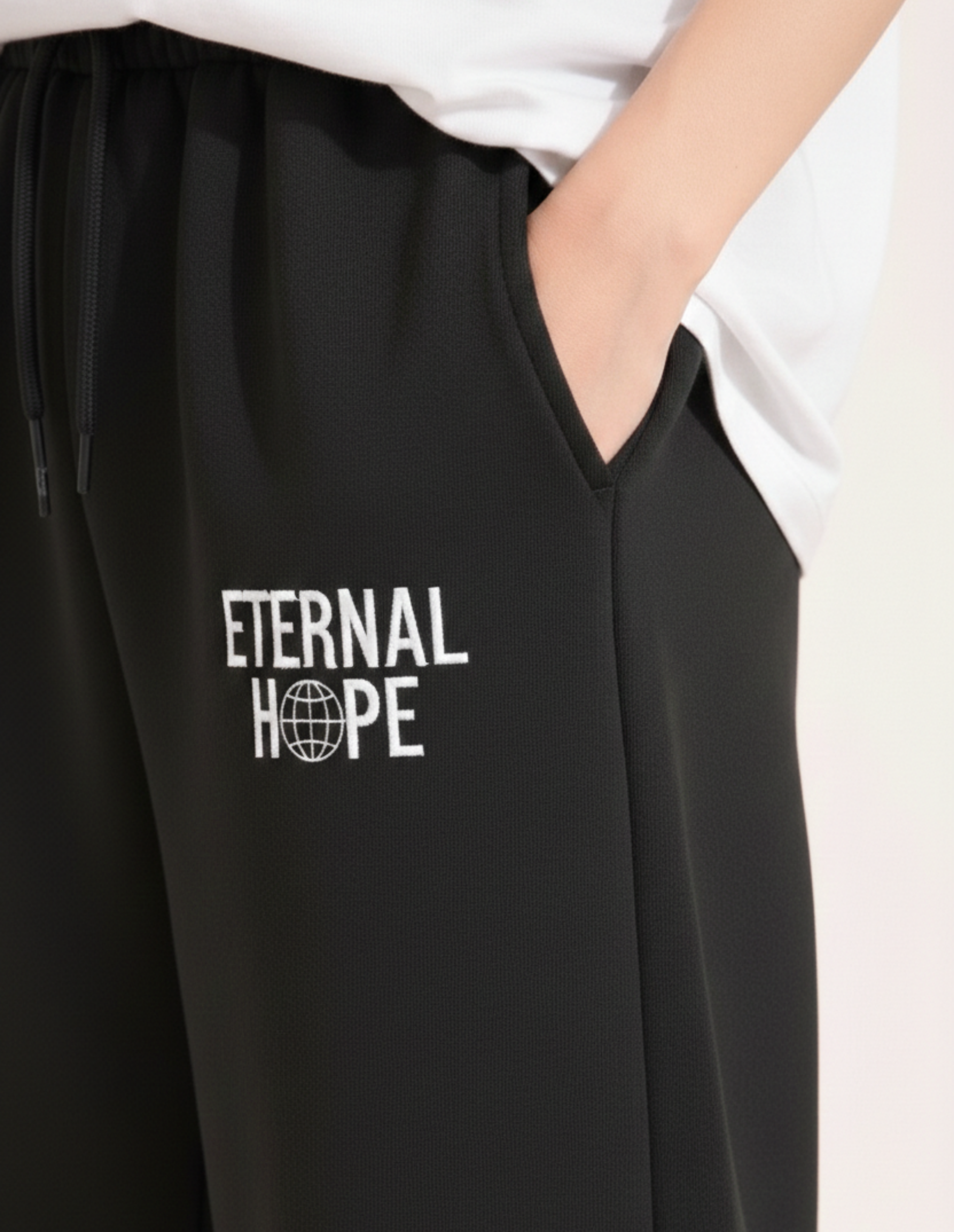 Eternal Hope Wide-Leg Joggers