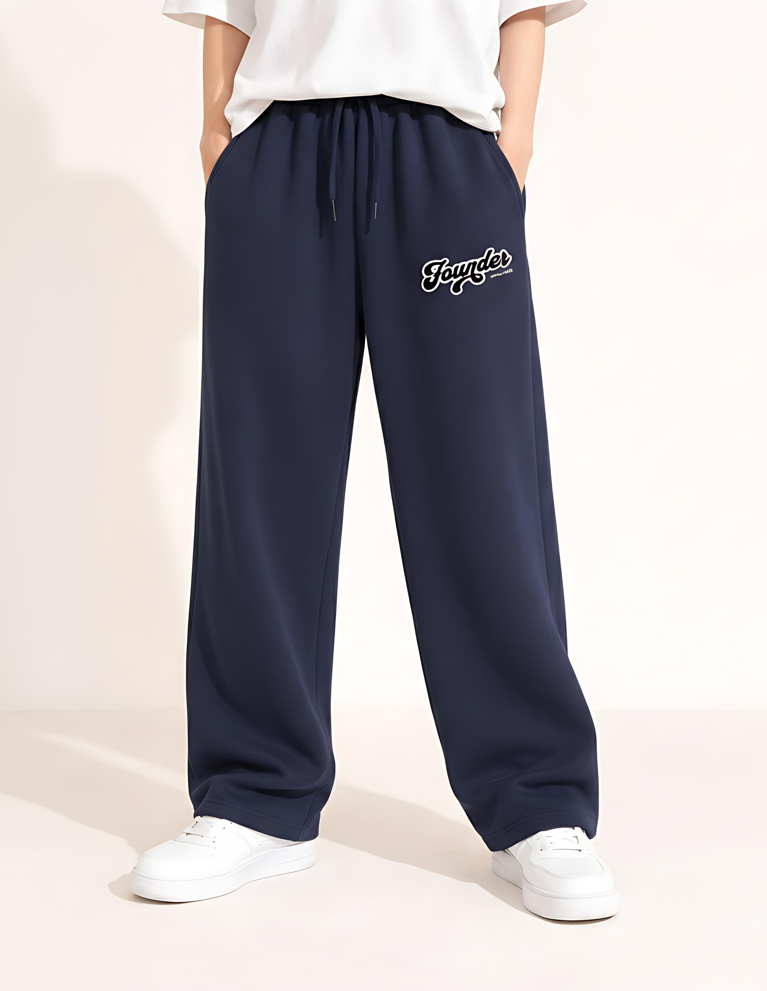 Founder Wide-Leg Joggers