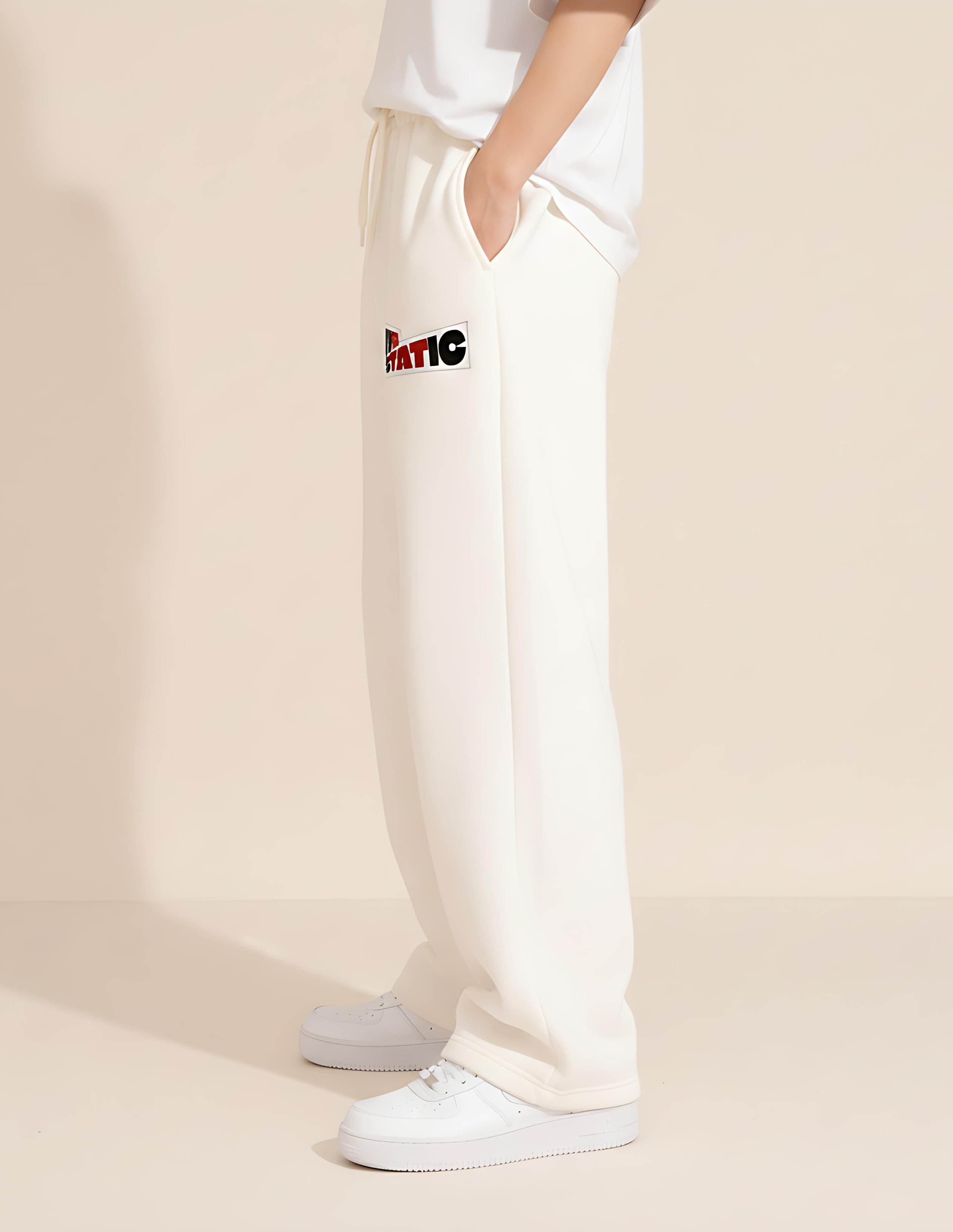 Never Static Wide-Leg Joggers