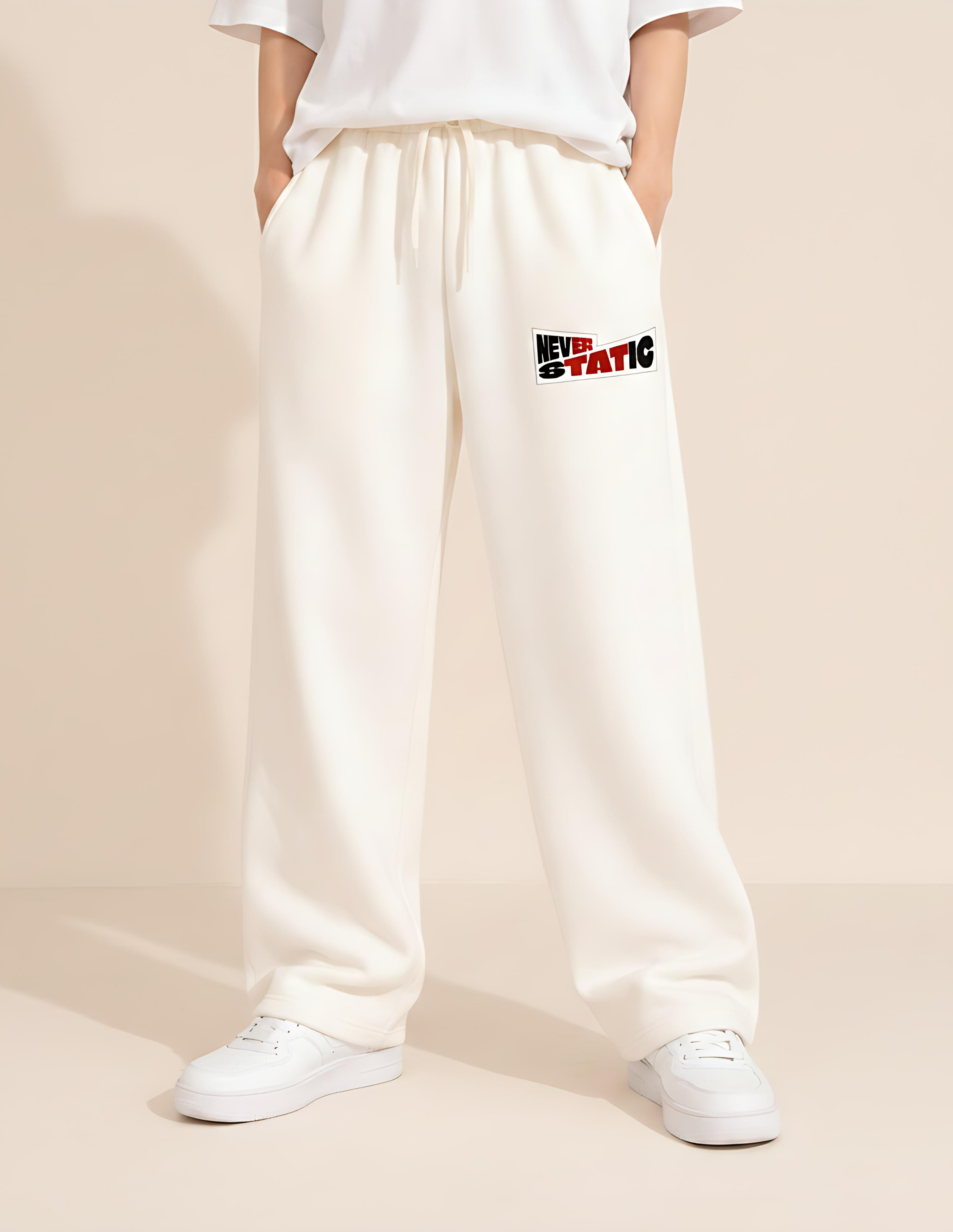 Never Static Wide-Leg Joggers