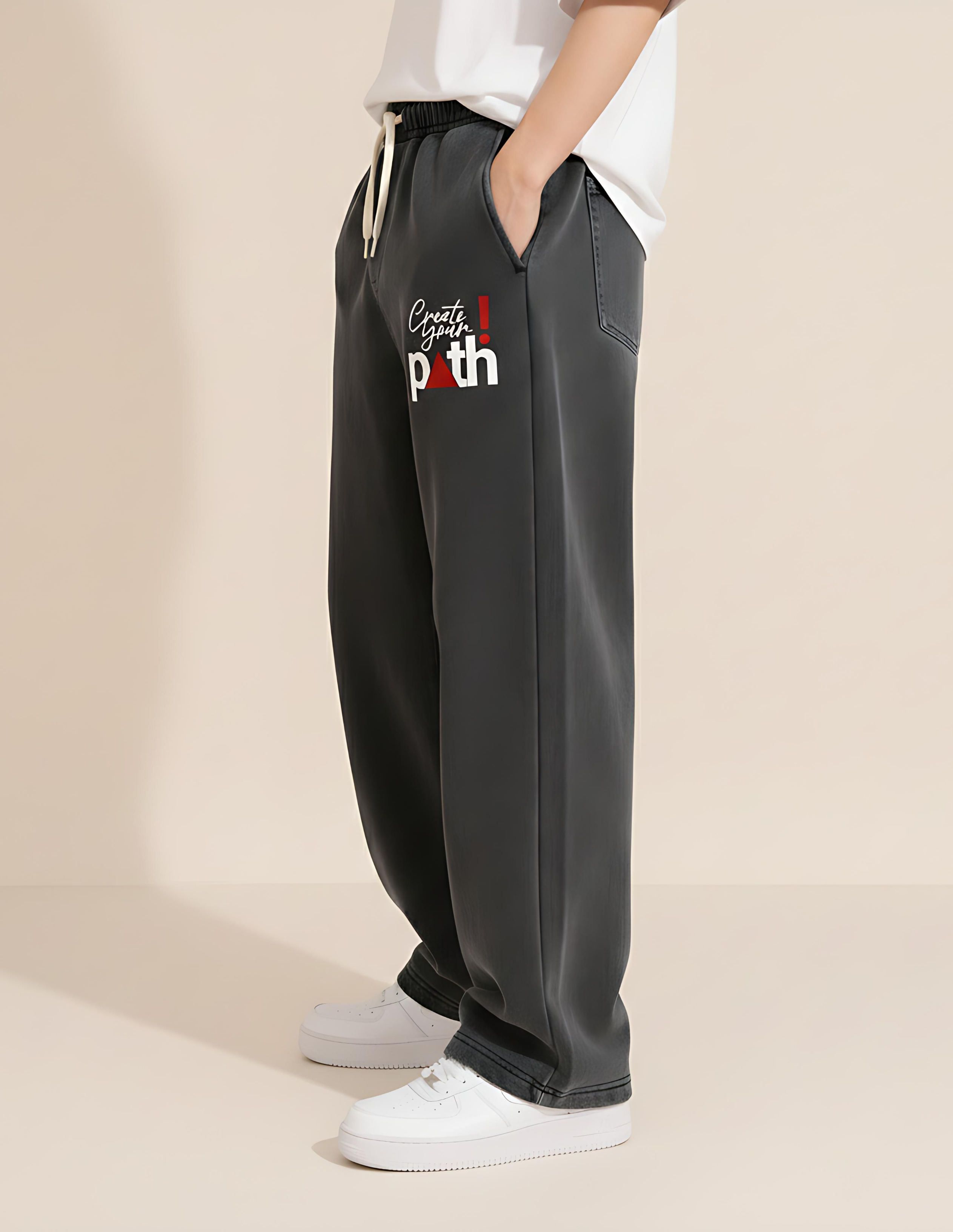 Path Wide-Leg Joggers